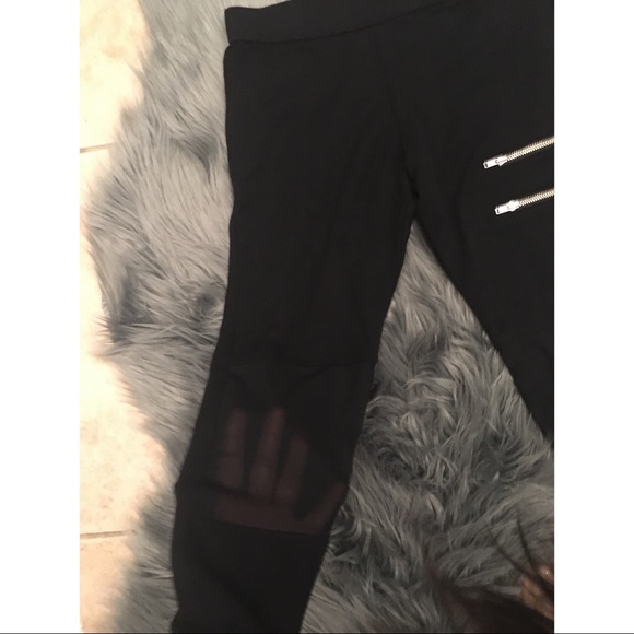 Benjamin Jay double zipper stretch leggings - Picture 4 of 5